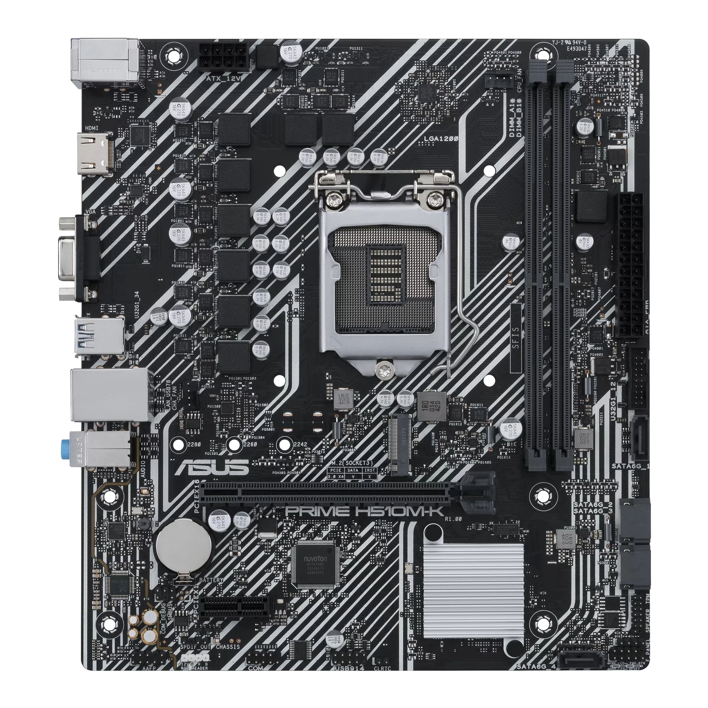 ASUS PRIME H510M-K motherboard.
 ASUS PRIME H510M-K motherboard.